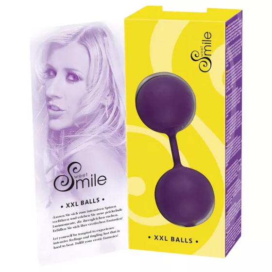 SMILE - venušiny kuličky XXL - velké - fialová