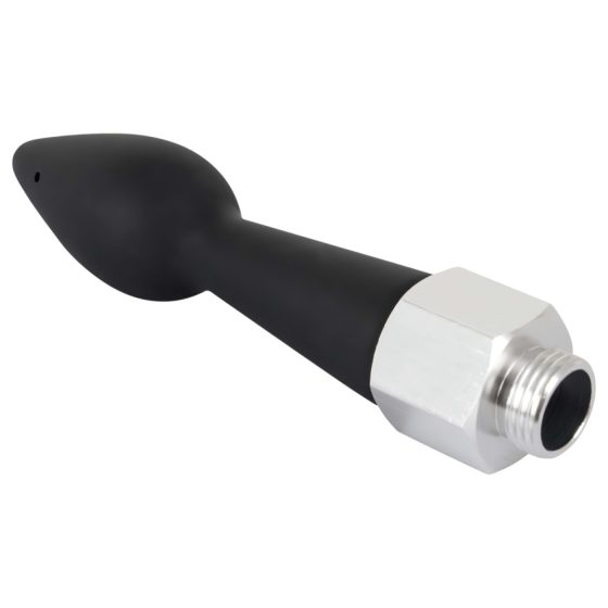 You2Toys - Zadní Stříkačka - kuželová silikonová sprchová hlavice (černá)