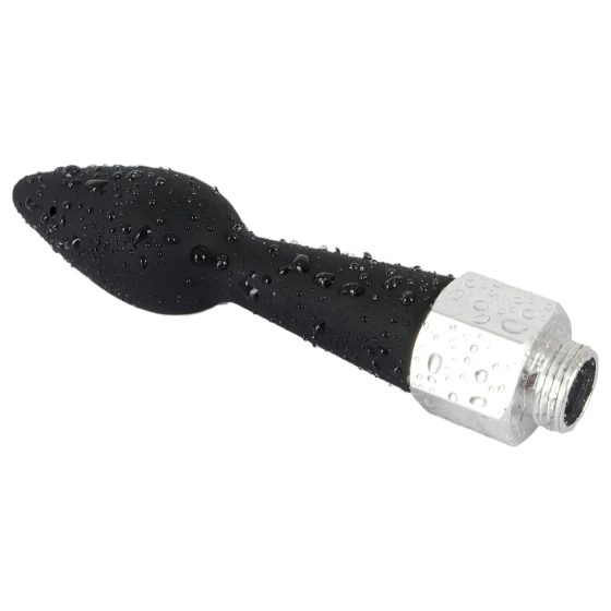 You2Toys - Zadní Stříkačka - kuželová silikonová sprchová hlavice (černá)