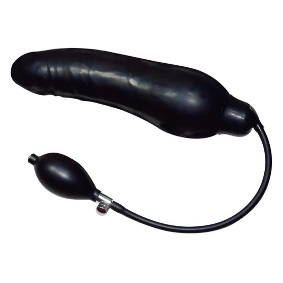 You2Toys - Latexový nafukovací anální dilatátor - černý (velký)
