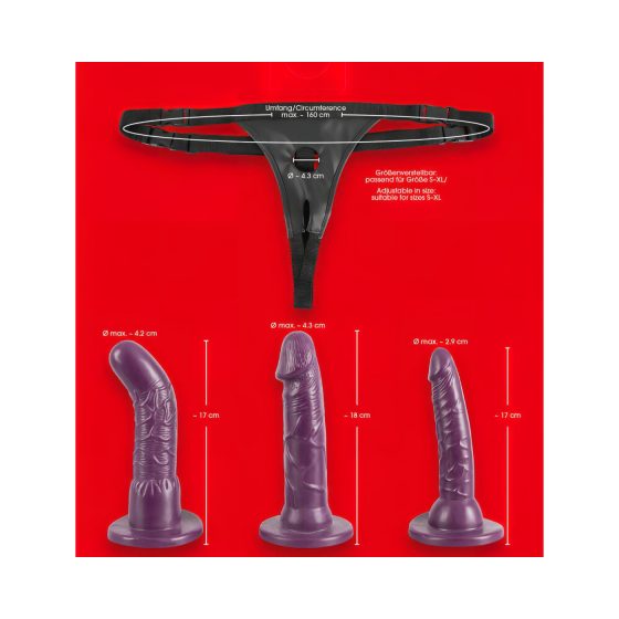 Bad Kitty - Nástavec dildo sada