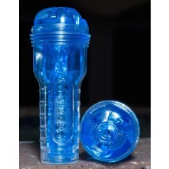   Fleshlight Turbo Thrust - pánský masturbátor sání - modrá