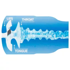  Fleshlight Turbo Thrust - pánský masturbátor sání - modrá