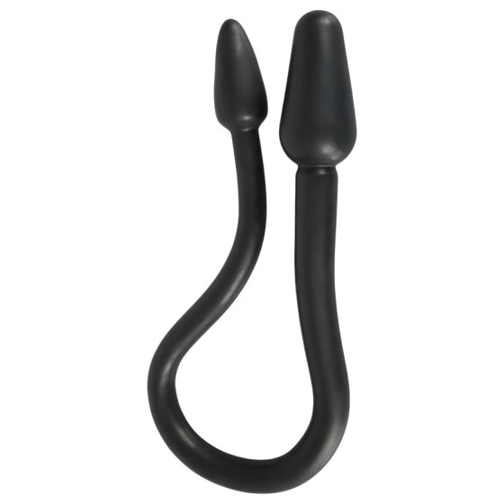Rebel Dvojitý Kolík - dvojitý kužel anální dildo (černá)