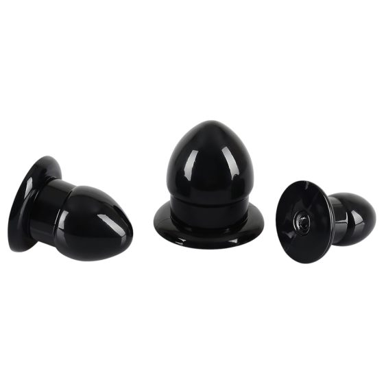 You2Toys - Sada Stimulátorů - anální kolíky - 3 ks (černé)