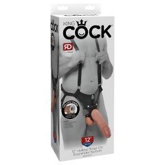   King Cock Strap-on 12 - připínací dildo s postrojem (30 cm)
