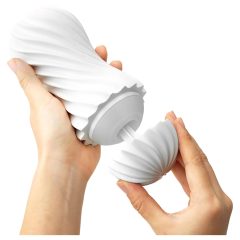 TENGA Flex - masturbátor pro muže - bílý