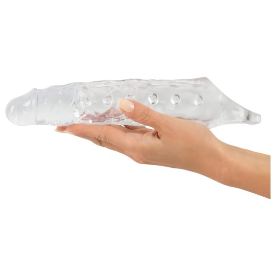 Crystal Skin - kuličkový prodlužovací návlek na penis