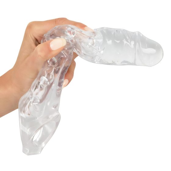 Crystal Skin - kuličkový prodlužovací návlek na penis