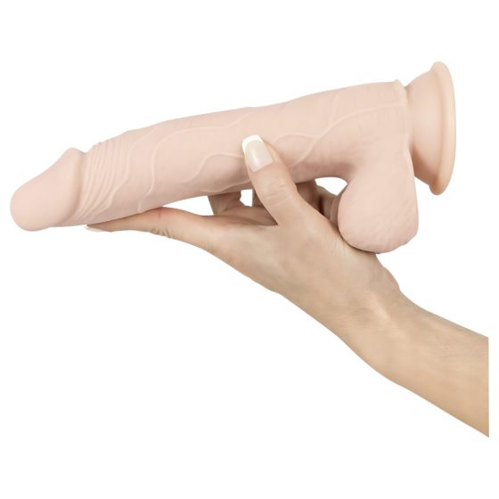 Nature Skin - realistický, přísavkový dildo - přírodní (střední)
