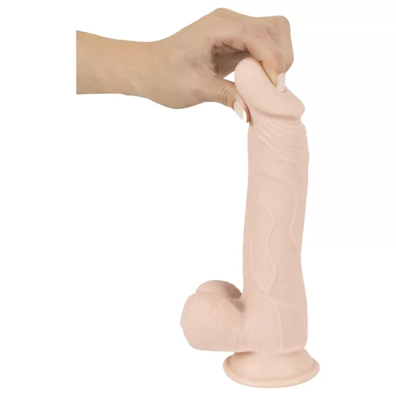 Nature Skin - realistický dildo s přísavkou (přírodní, střední)