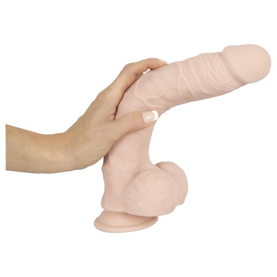 Nature Skin - přísavný, realistický dildo - přírodní (velký)