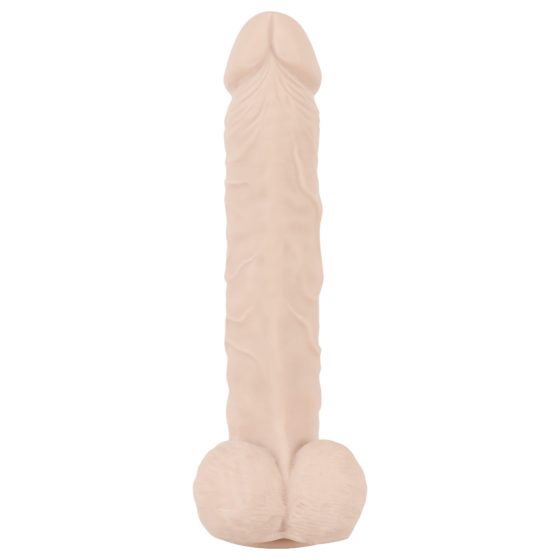 Nature Skin - přísavný, realistický dildo - přírodní (velký)