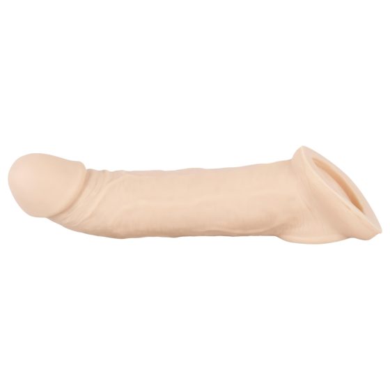 Nature Skin - Návlek na penis s kroužkem pro prodloužení