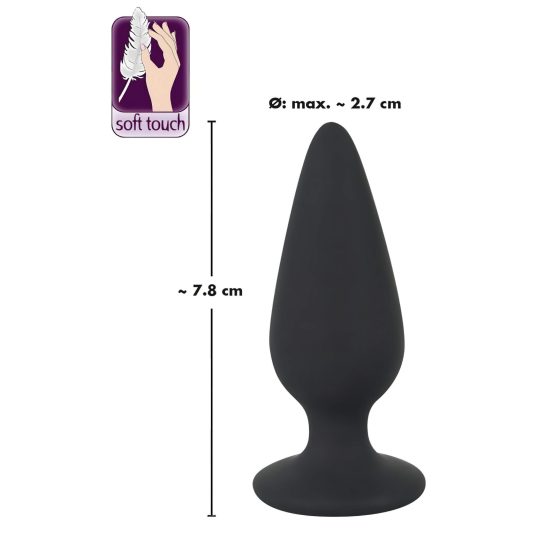 Black Velvet Heavy - 40g anální kolík (černý)