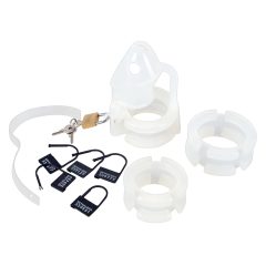 You2Toys - Penis Cage - silikonová klec na penis (bílá)