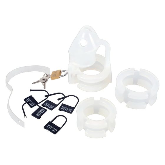 You2Toys - Penis Cage - silikonová klec na penis (bílá)