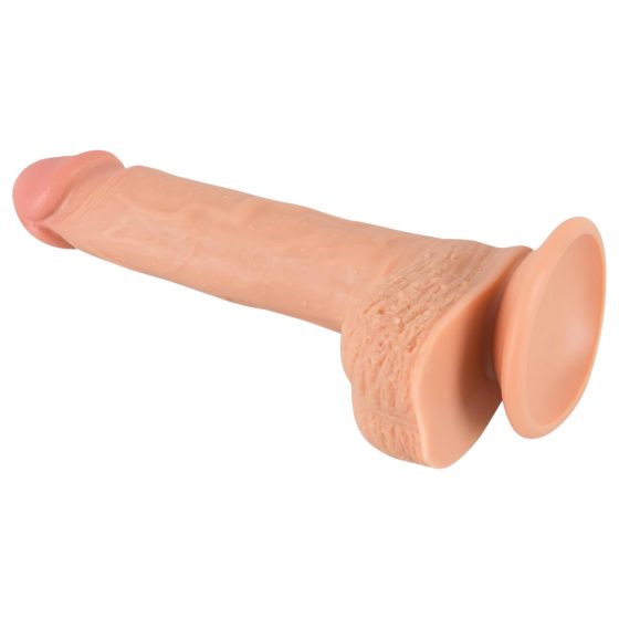 realistixxx - realistický dildo s přísavkou (22 cm) - přírodní