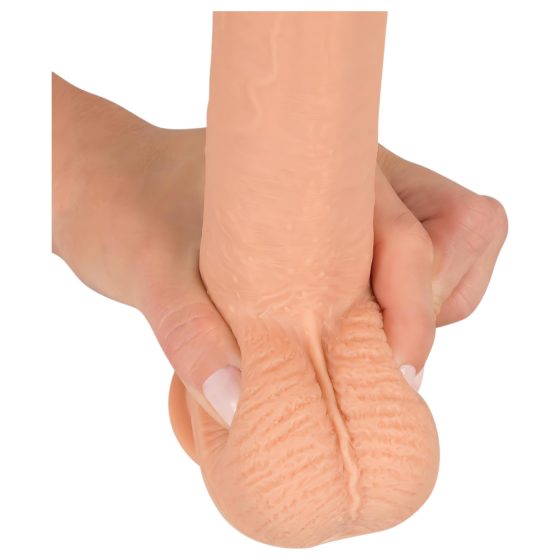 realistixxx - realistický dildo s přísavkou (22 cm) - přírodní