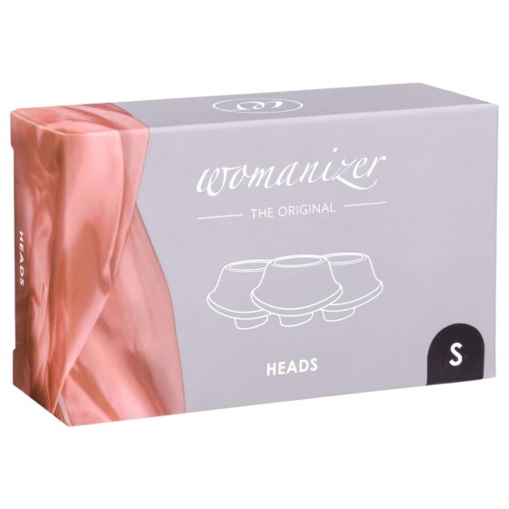 Womanizer Premium S - náhradní sací hlavice - černá (3 ks)