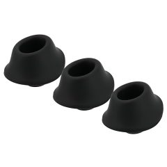   Womanizer Premium M - náhradní sací hlavice sada - černá (3 ks)