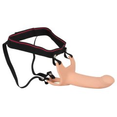   You2Toys - Strap-on - připínací duté dildo (velké) - přírodní