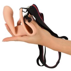   You2Toys - Strap-on - připínací duté dildo (velké) - přírodní