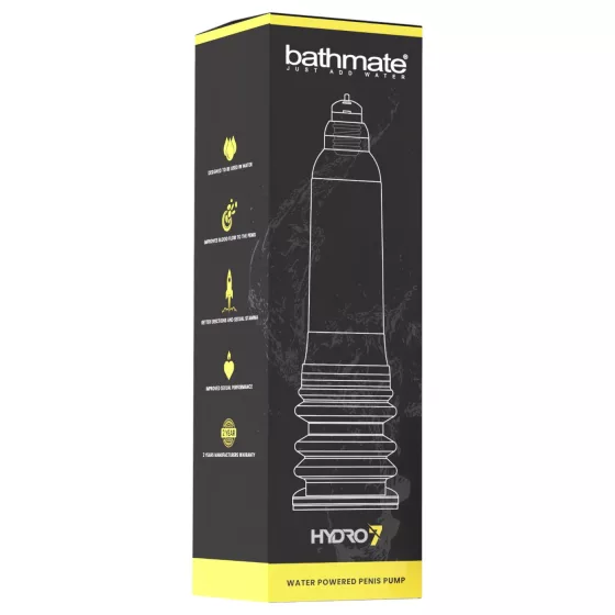 Bathmate - vodní penisová pumpa Hydro7 - transparentní