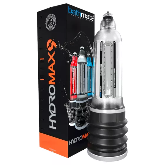 Bathmate Hydromax 9 - hydropumpa (průhledná)