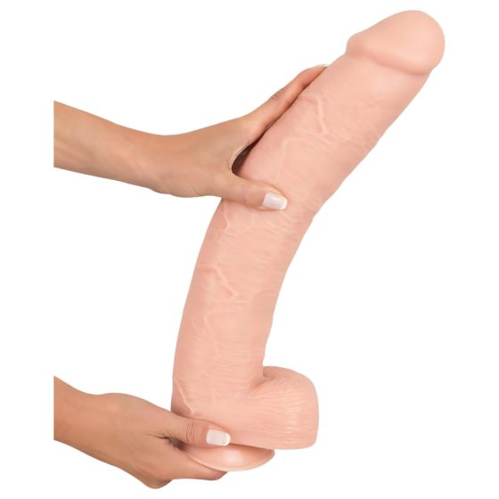realistixxx Giant 3XL - realistický dildo (42 cm) - přírodní