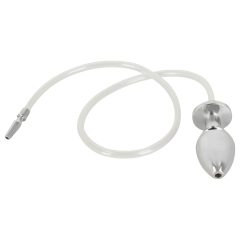   Piss to Ass Plug - Dutinkový anální kolík s rozšiřovačem močové trubice