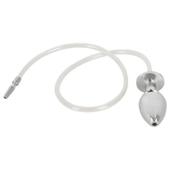 Piss to Ass Plug - dutý anální kolík s rozšiřovačem močové trubice