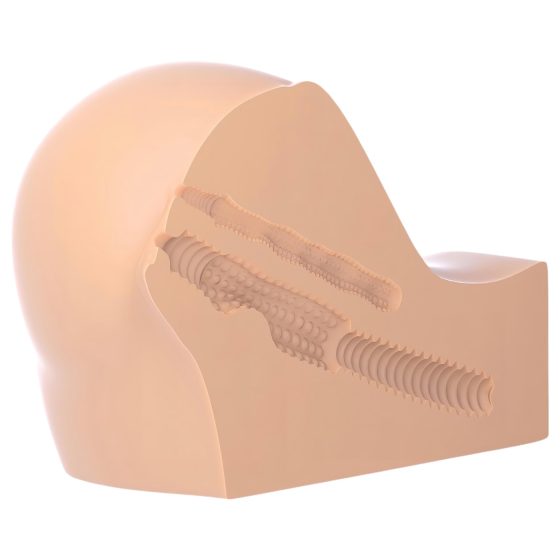 Šukací Silikonový Zadeček To Go - realistický masturbátor (přírodní)