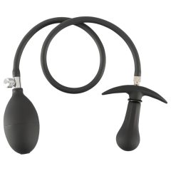   You2Toys - kuličkový, nafukovací anální kolík (černý)