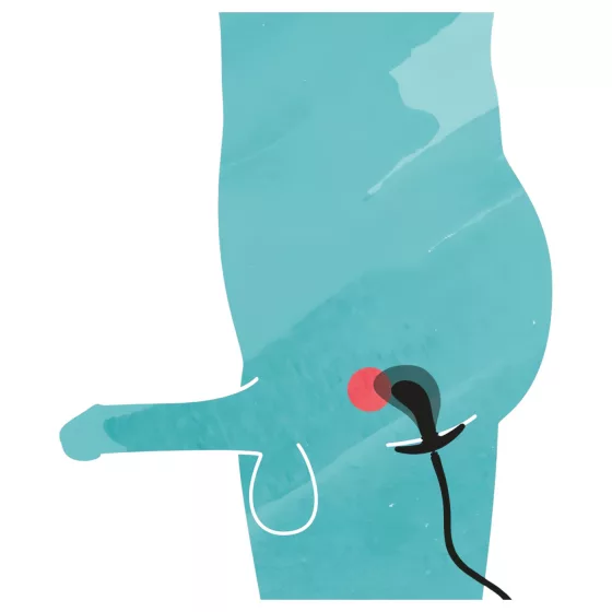 You2Toys - nafukovací anální dilatátor plug - černý