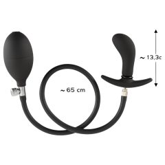 You2Toys - nafukovací anální kolík (černý)