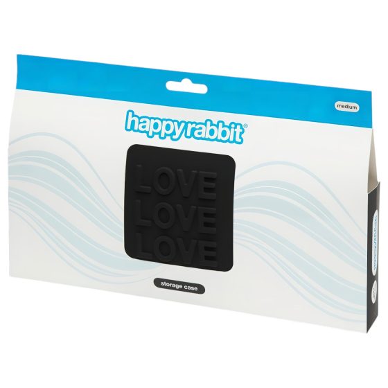 Happyrabbit - černá střední sex-hrací taška