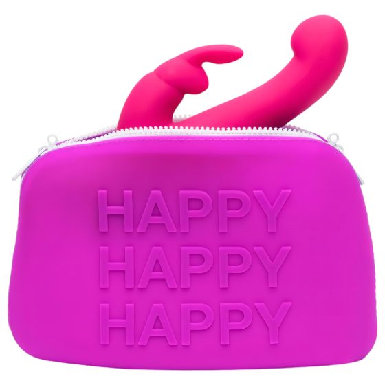 Happyrabbit - erotická hračka taštička (fialová) - velká