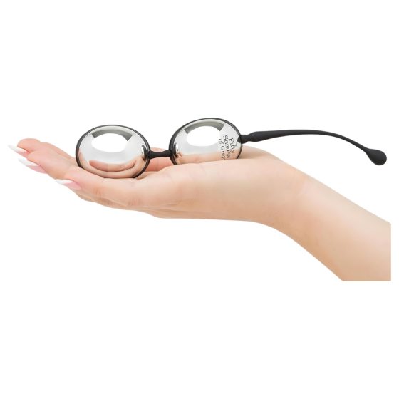 Fifty Shades of Grey - venušiny kuličky - kovové - stříbrné