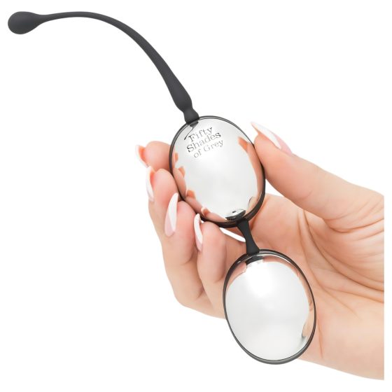 Fifty Shades of Grey - venušiny kuličky - kovové - stříbrné