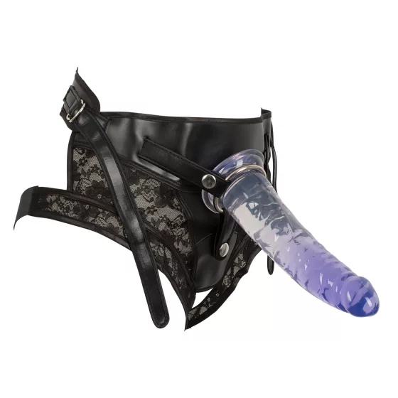 You2Toys - strap-on sada - sada s 2 dildy - černá