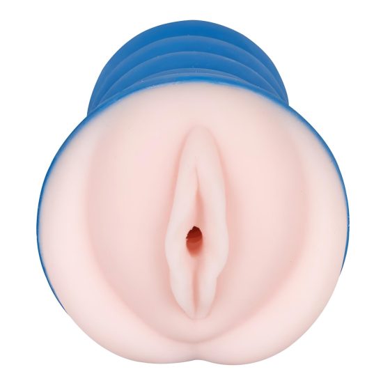 Nature Skin Soft - realistická umělá vagína masturbátor (naturální-modrá)