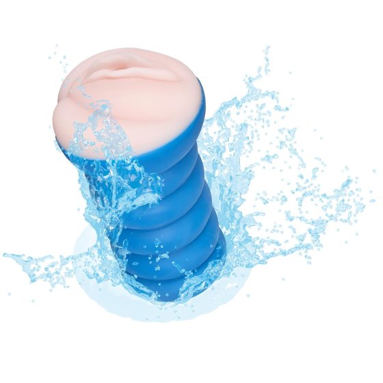 Nature Skin Soft - realistická umělá vagína masturbátor (naturální-modrá)