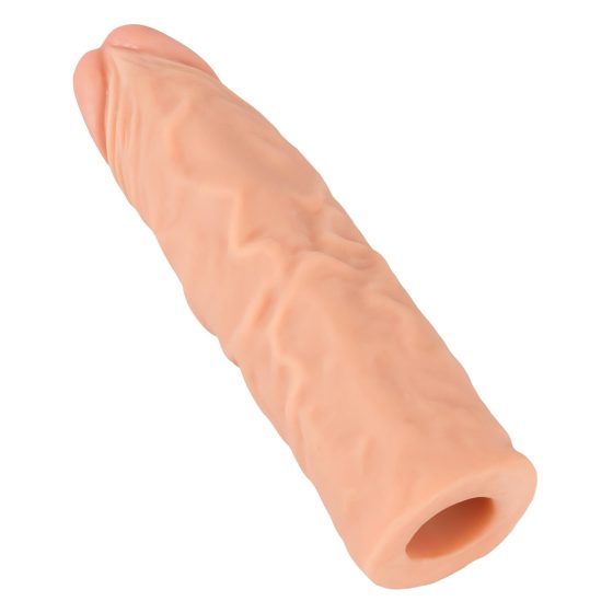 Nature Skin - prodlužovací a zahušťovací návlek na penis (19,5 cm)