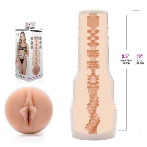 Fleshlight Mia Malkova LVL Up - realistická vagína - tělová barva