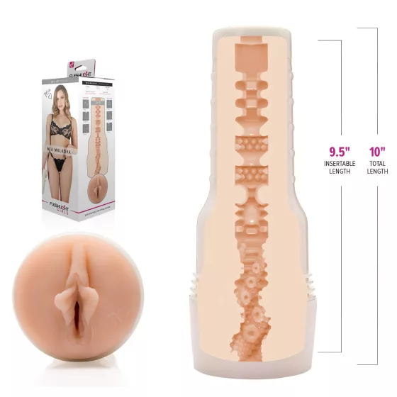 Fleshlight Mia Malkova LVL Up - realistická vagína - tělová barva