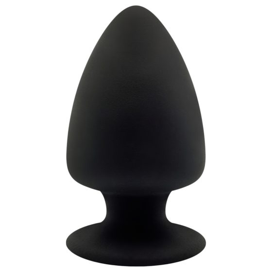 Silexd M - flexibilní anální kolík - 11 cm (černý)