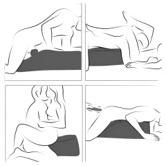 Fleshlight na misi - černý sexy polštářek