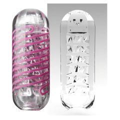 TENGA Spinner Brick - masturbátor (průhledný)