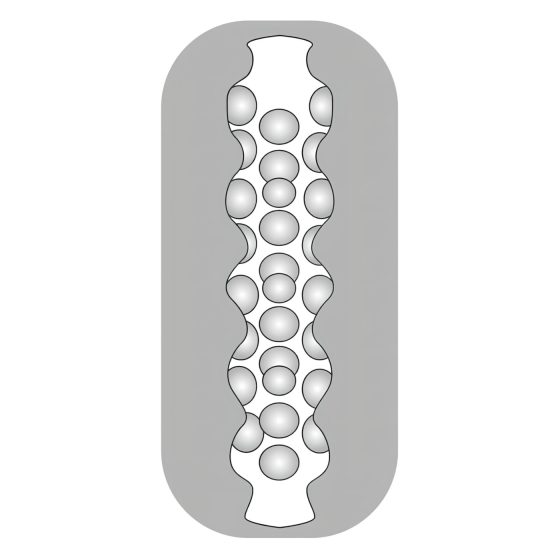 STROKER Speed - masturbátor zadeček - průhledný